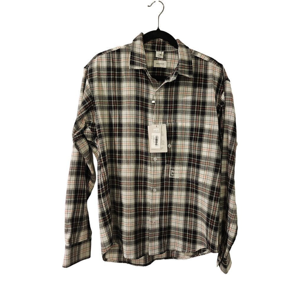 Woolrich Baxter Lightweight longsleeve collared plaid shirt mens size‎ small NWT